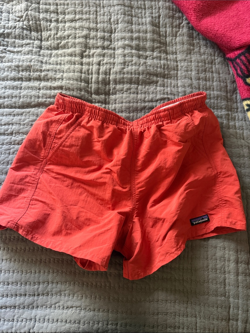 Patagonia Women's Coral-Red Athletic Shorts